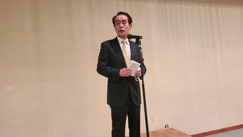 年頭挨拶:山崎砂川商店会連合会会長